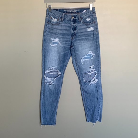 American Eagle Outfitters Denim - American Eagle vintage hi-rise distressed jeans 4
